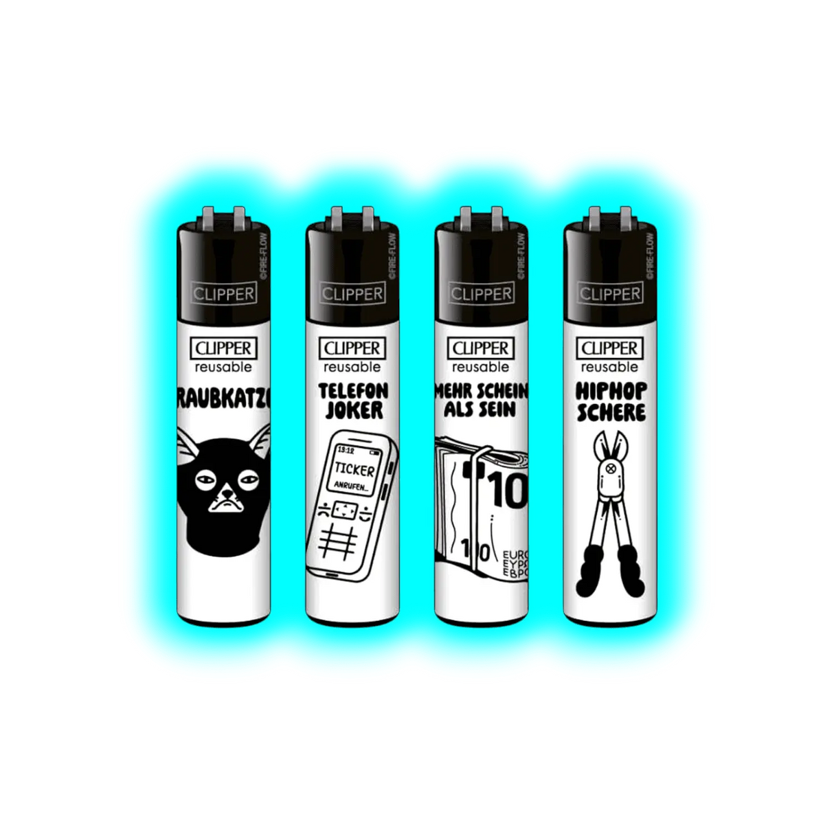 Clipper 4er Junkie Tattoo 205-208