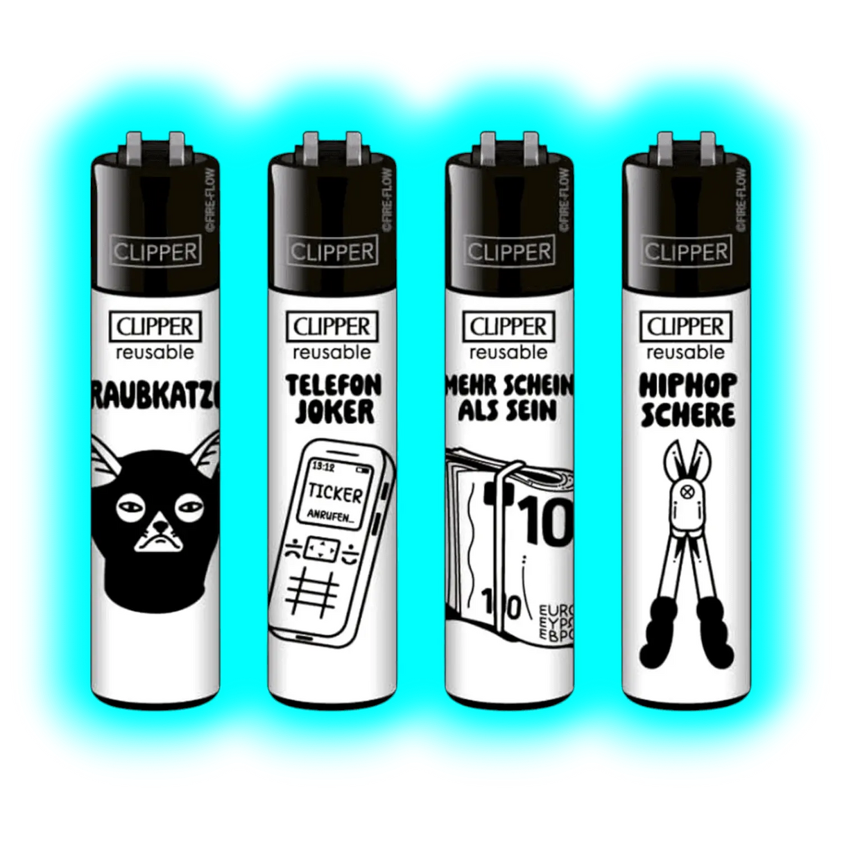 Clipper 4er Junkie Tattoo 205-208