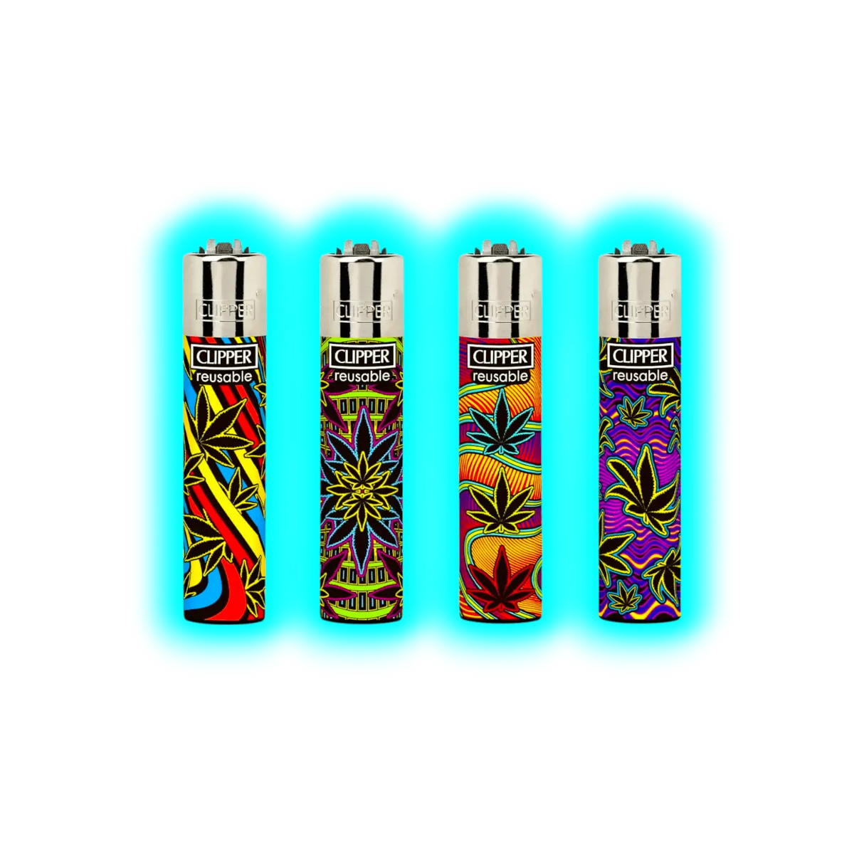 Clipper 4er Neon Leaves 6 992-995