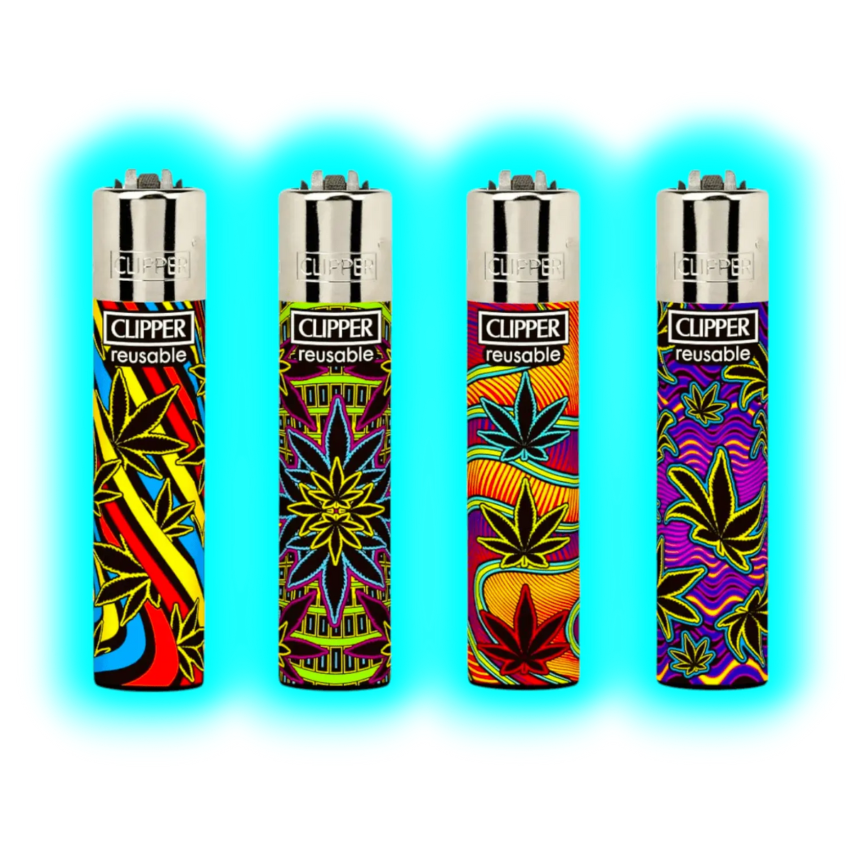 Clipper 4er Neon Leaves 6 992-995