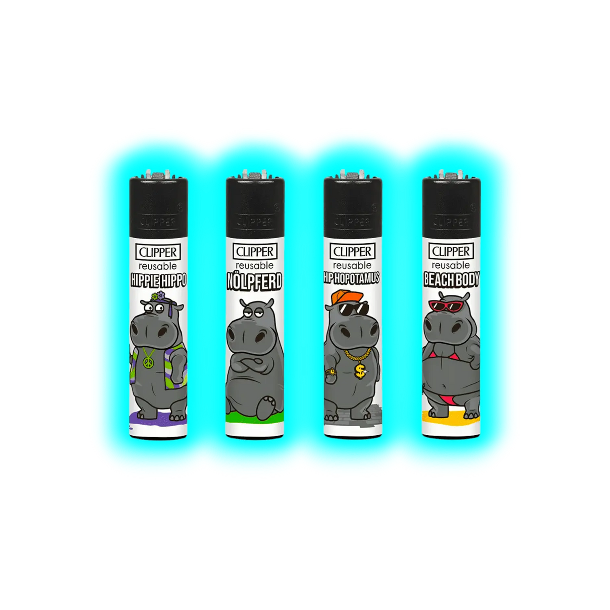 Clipper 4er Nilpferde 758-761