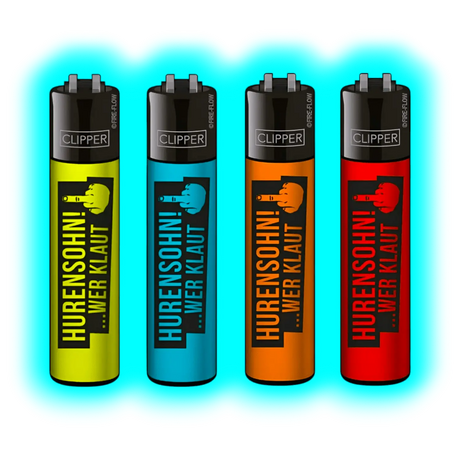 Clipper 4er Set Hurensohn Wer Klaut 118-121