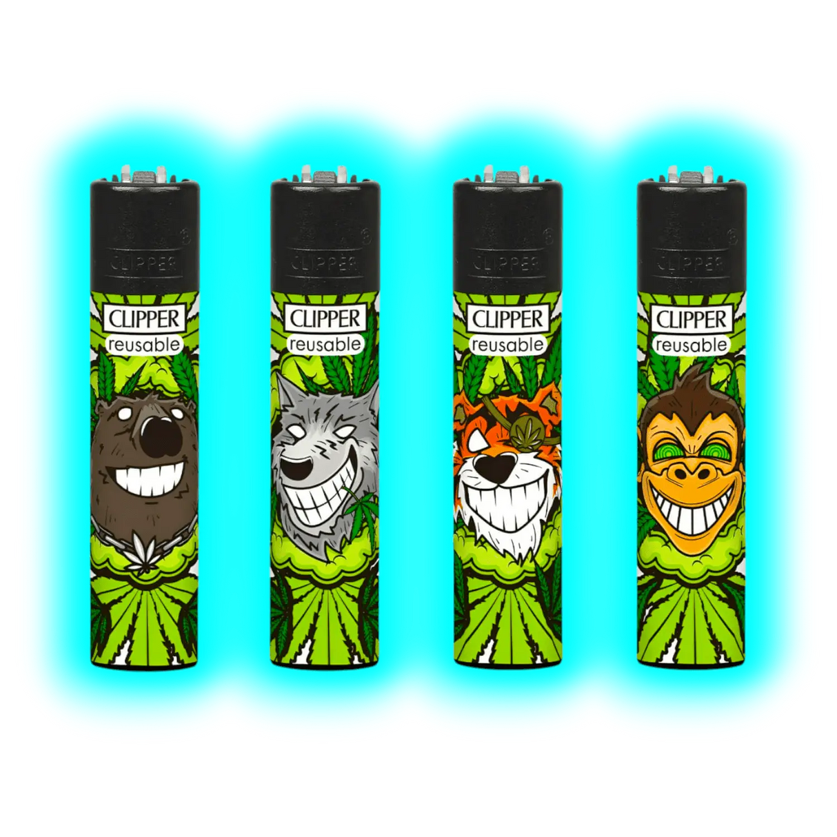 Clipper 4er Smiling Animals 900-903