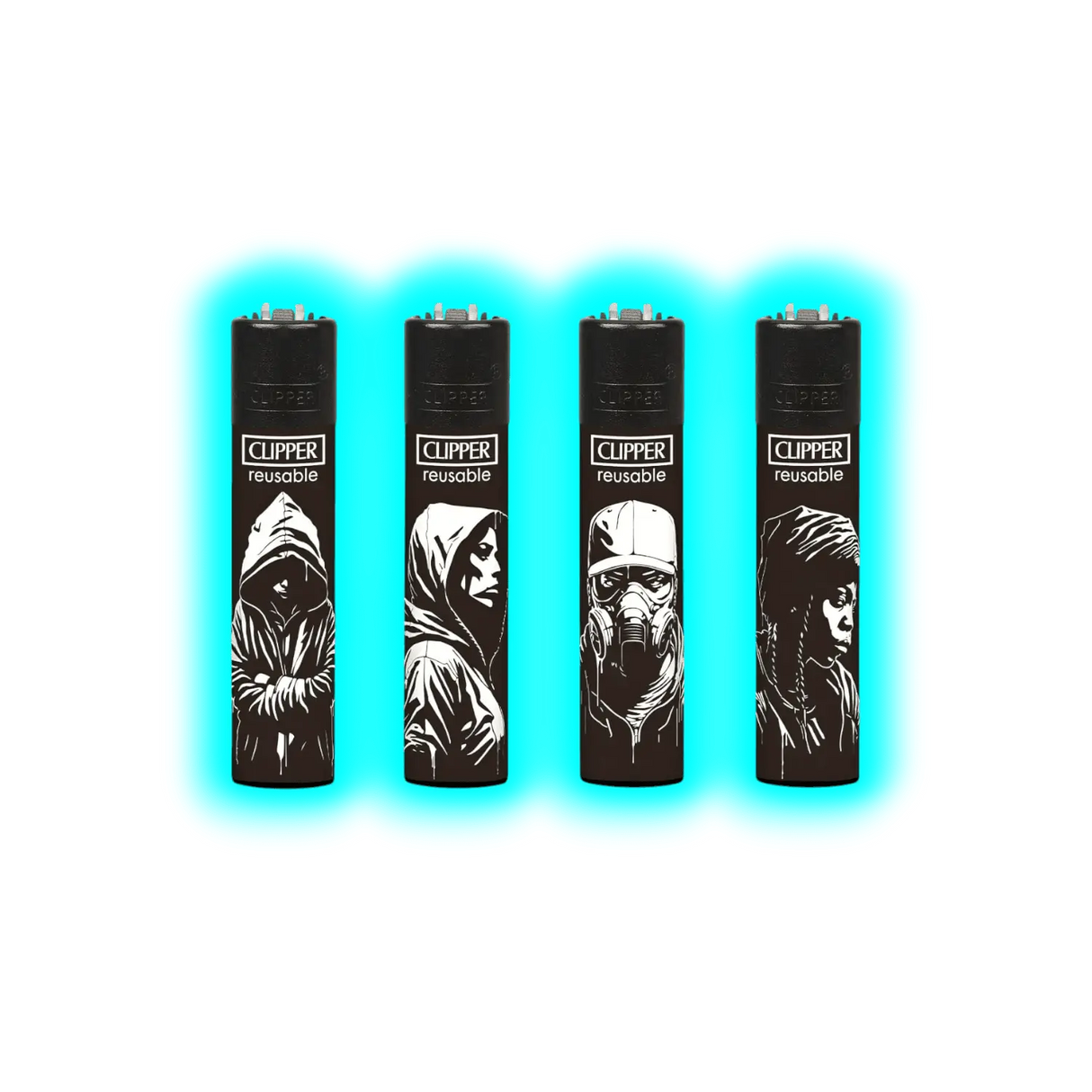 Clipper 4er Stencil Style BW 177-180