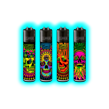 Clipper 4er Trippy Skulls 782-785