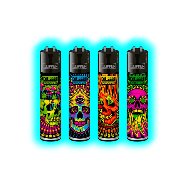 Clipper 4er Trippy Skulls 782-785