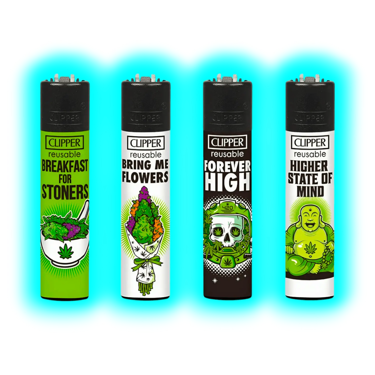 Clipper 4er Weed Slogan 07 762-765