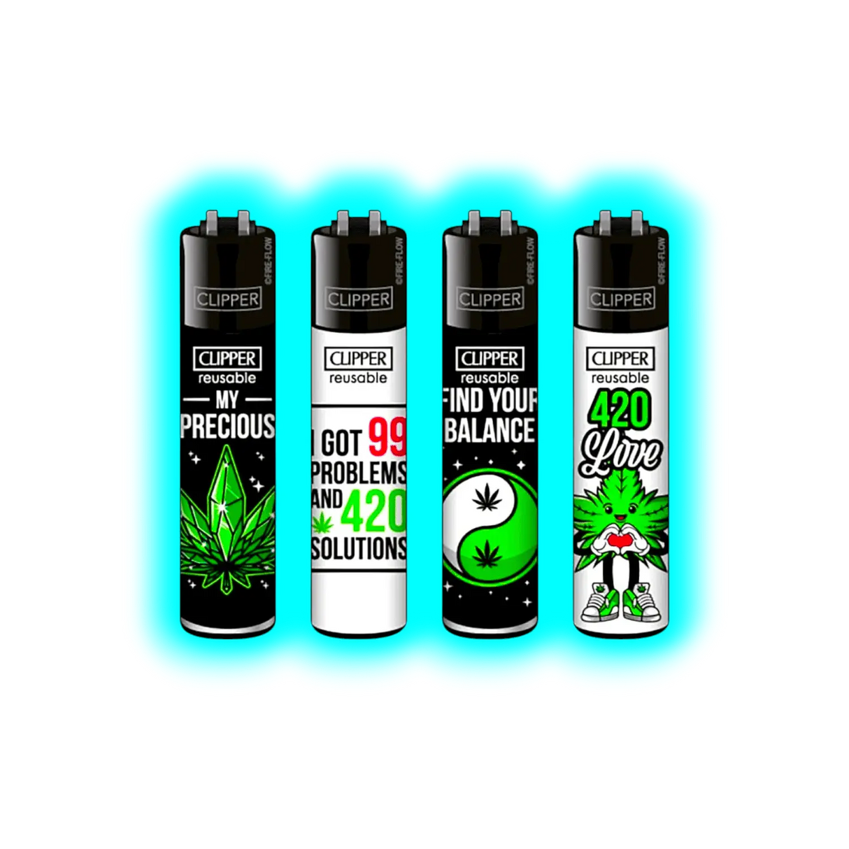 Clipper 4er Weed Slogan 13 984-987