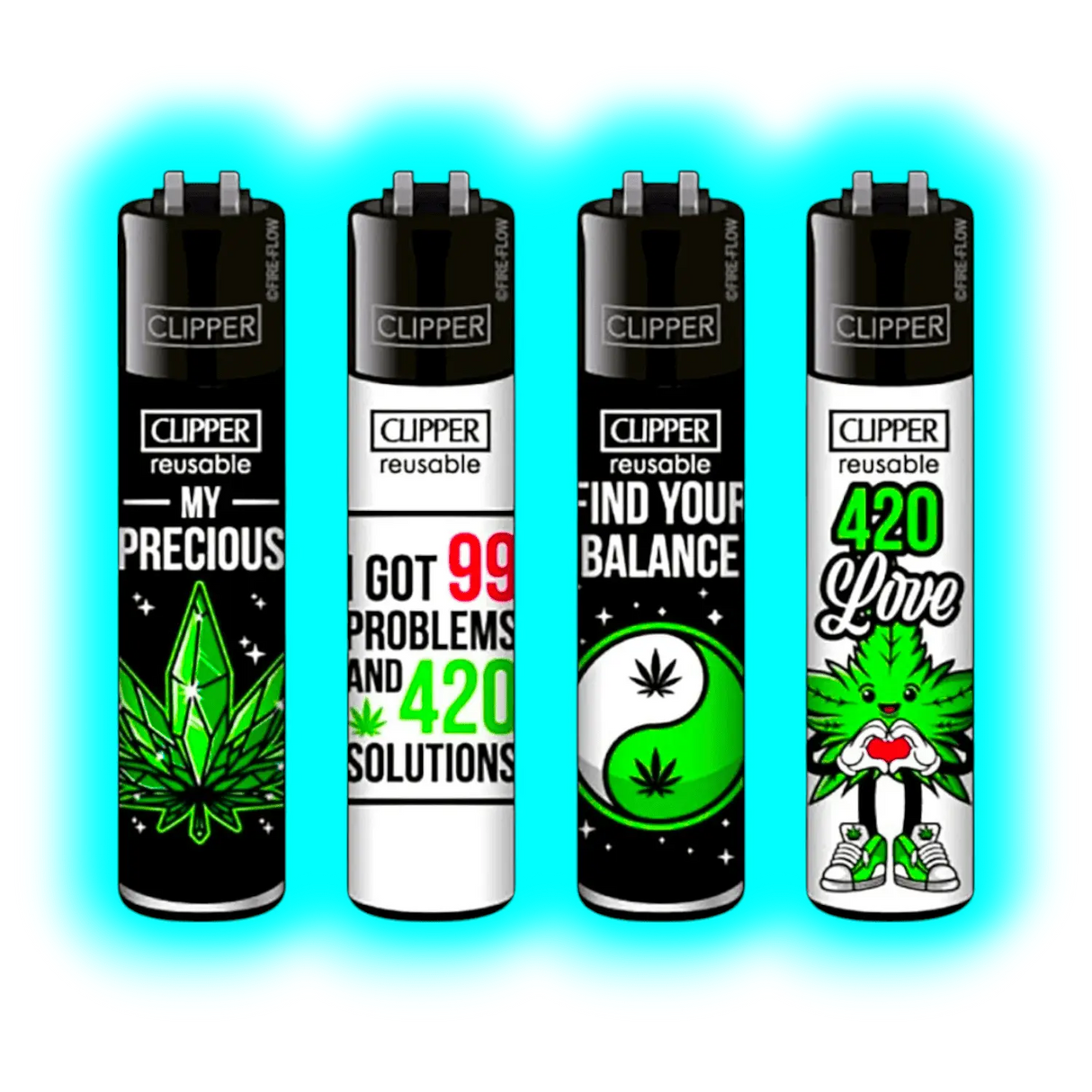 Clipper 4er Weed Slogan 13 984-987