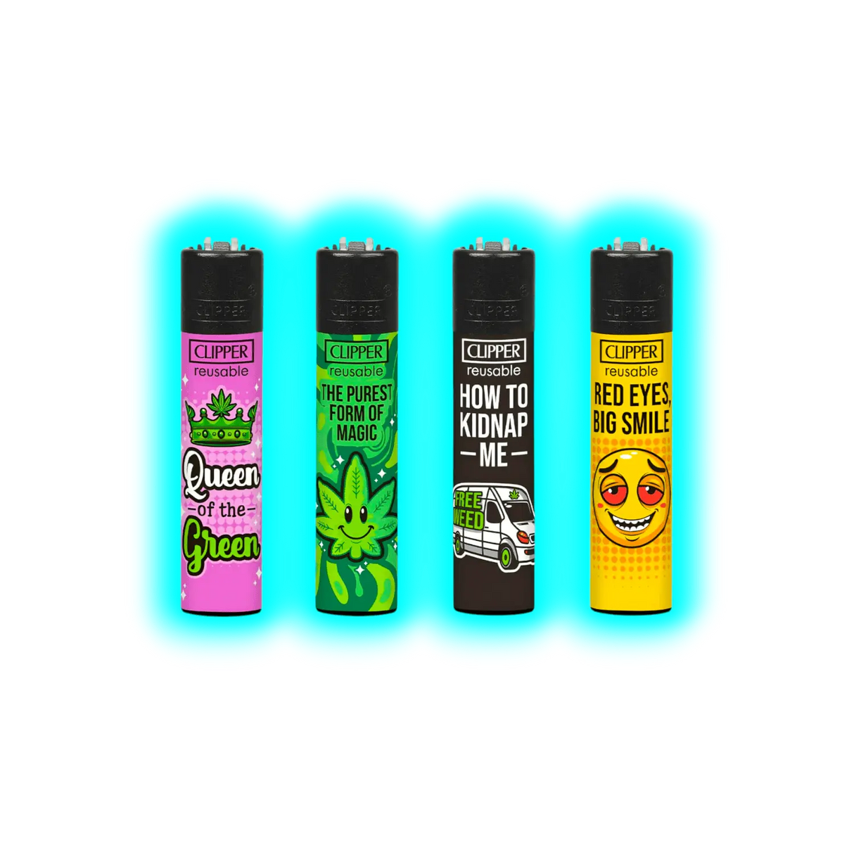 Clipper 4er Weed Slogan 14 988-991