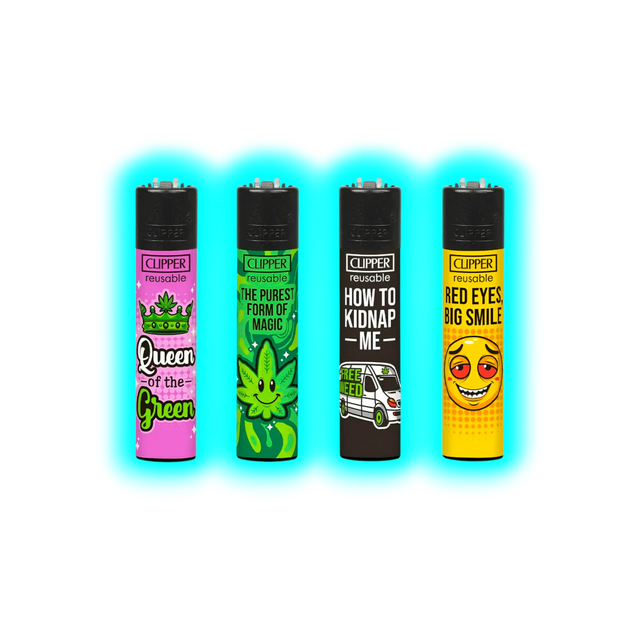 Clipper 4er Weed Slogan 14 988-991