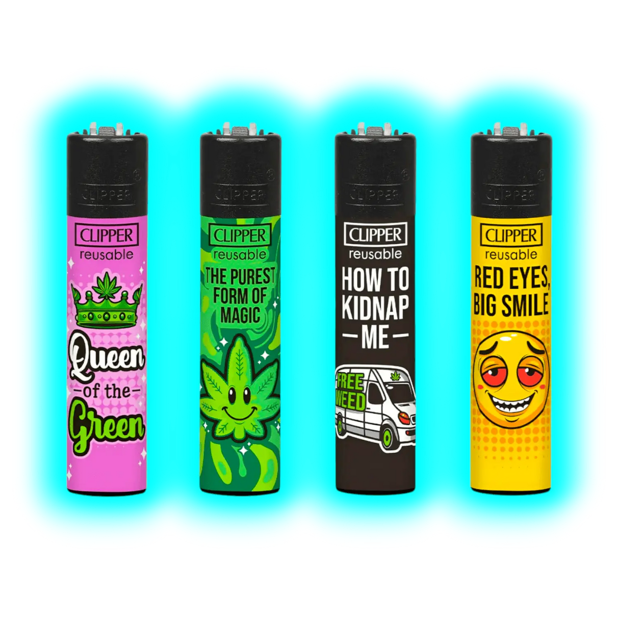 Clipper 4er Weed Slogan 14 988-991