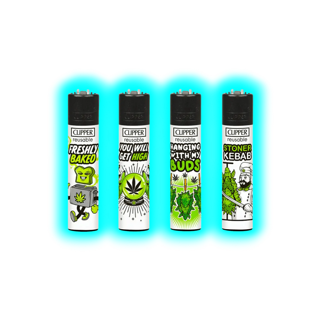 Clipper 4er Weed Slogan 6 600-603