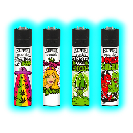 Clipper 4er Weed Slogan 8 856-859