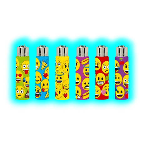 Clipper Cover Silikon Smiley Handgenäht assort