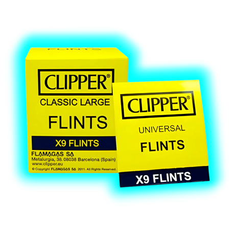 Clipper Feuersteine 9Stk