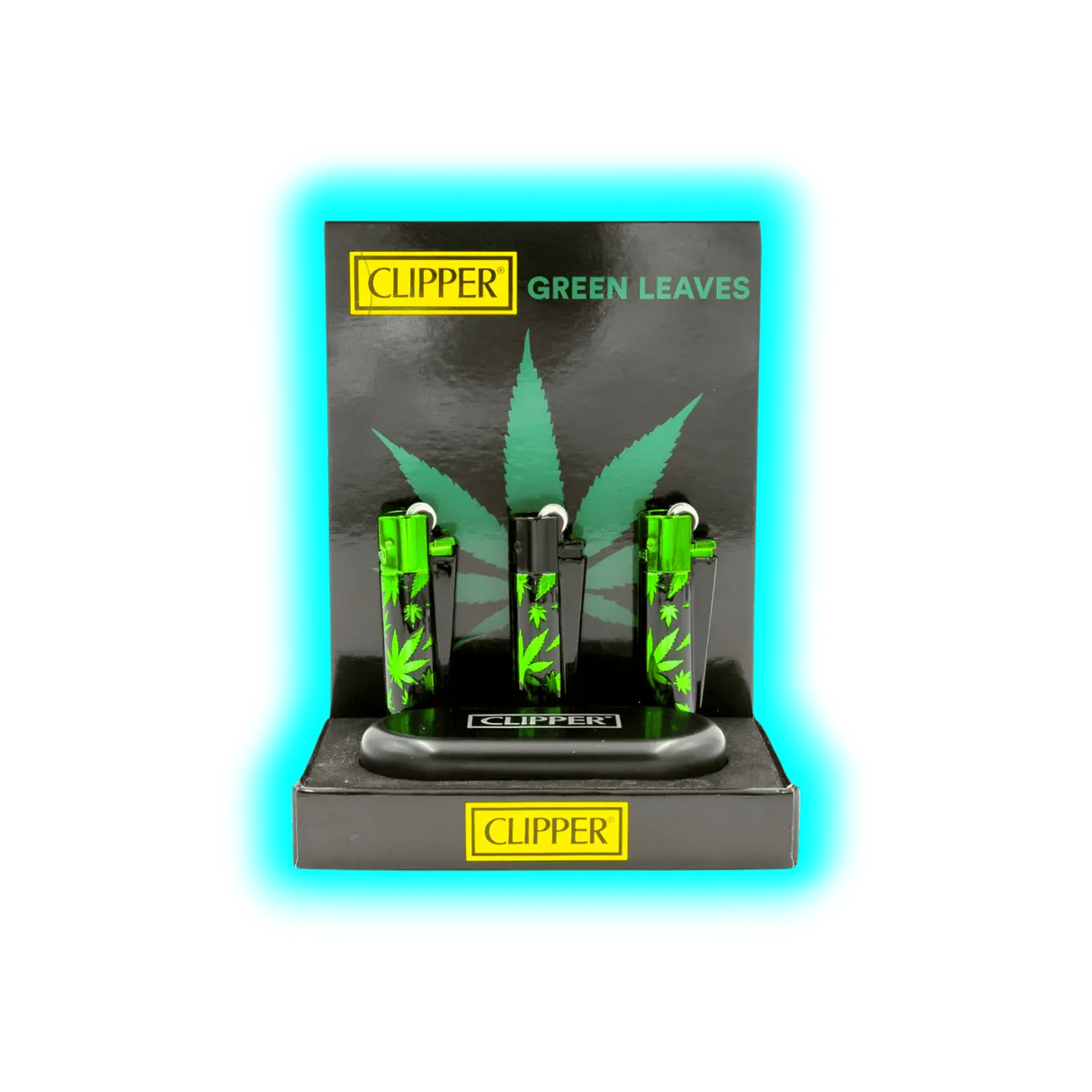 Clipper Metal Leaves Green Assort