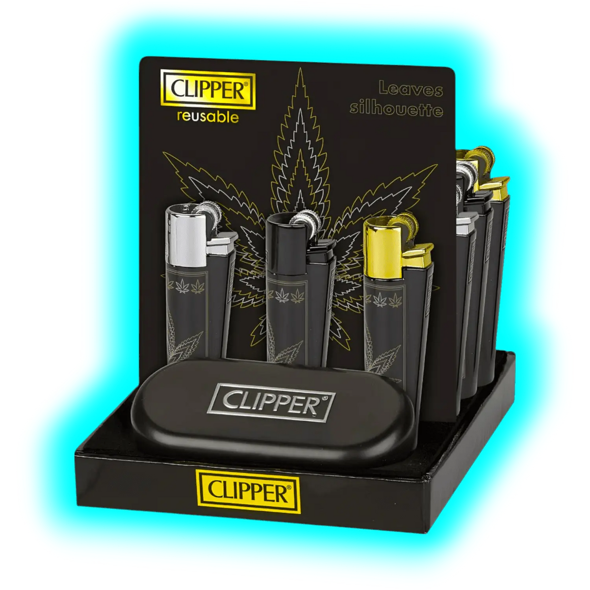 Clipper Metal Leaves Silhouette - Assort