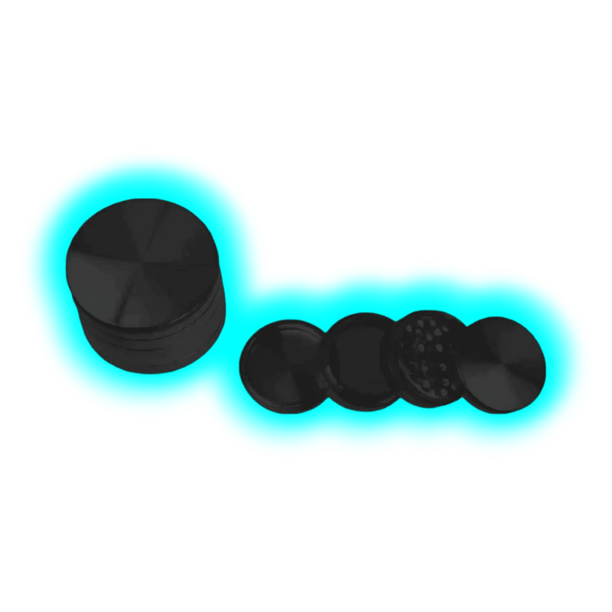 CNC Grinder Black 4 Parts