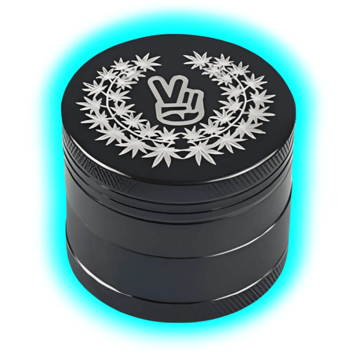 CNC Grinder Peace Black 4-Teilig Klein