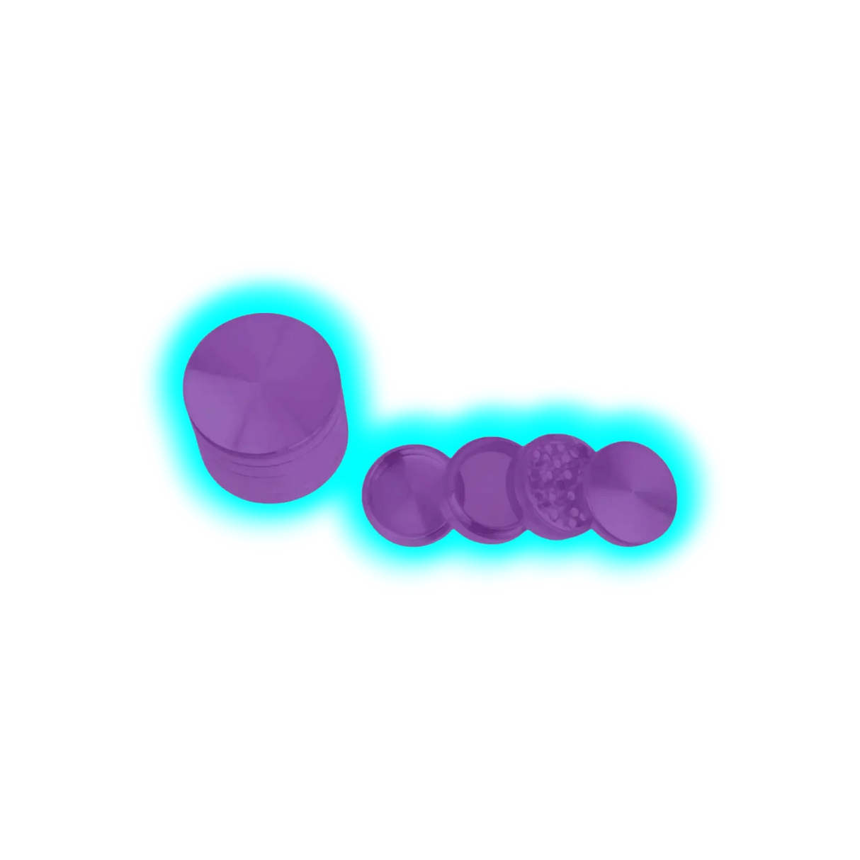 CNC Grinder Purple 4-Teilig Klein