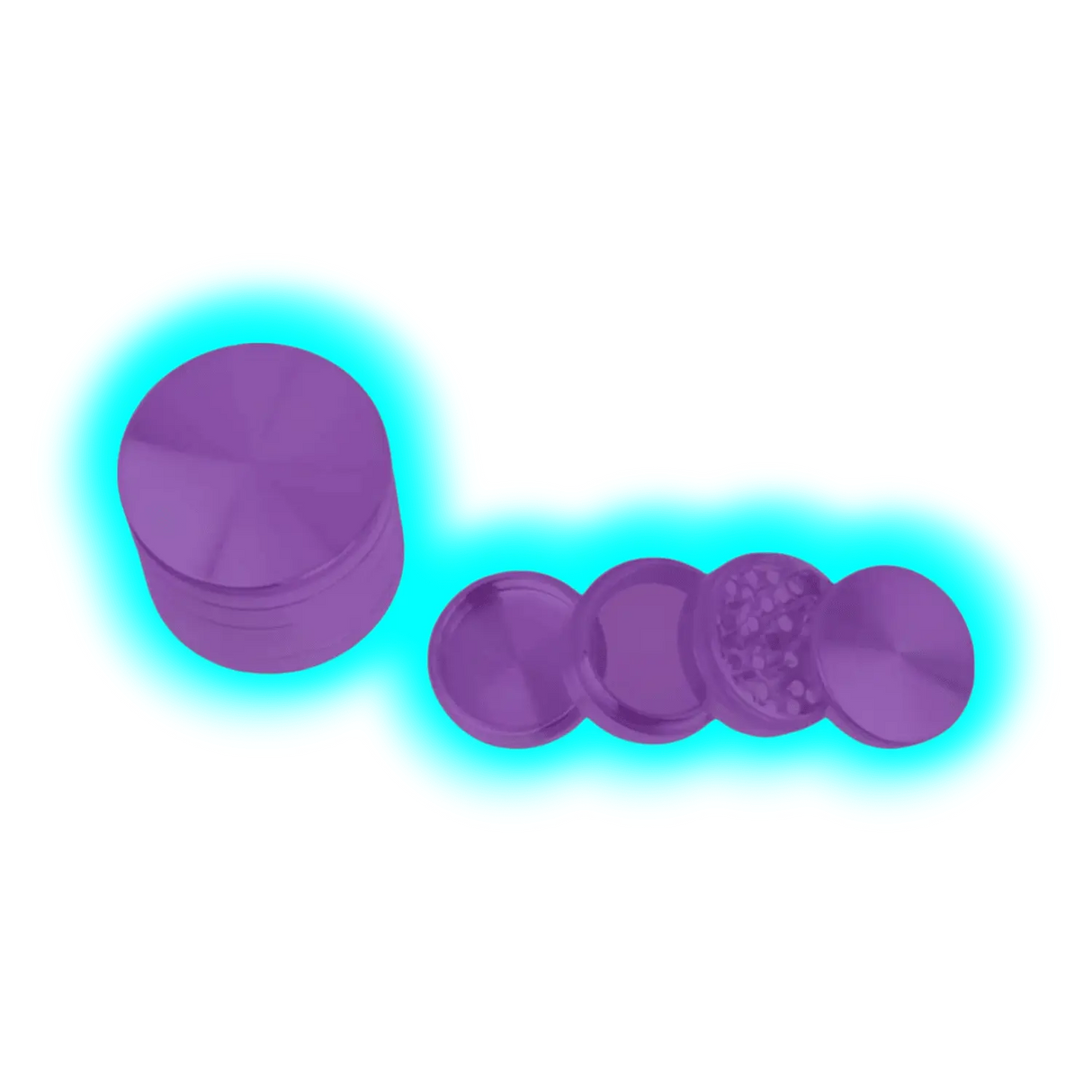 CNC Grinder Purple 4-Teilig Klein