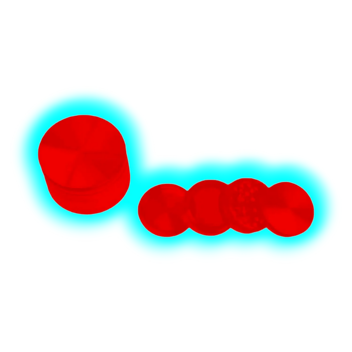 CNC Grinder Rot 4-Teilig Klein