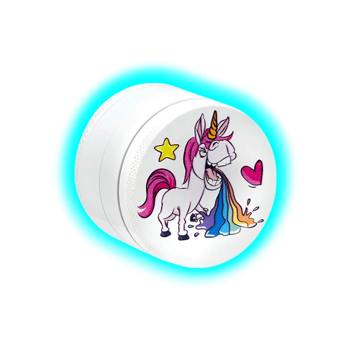 CNC Grinder White Unicorn Puke 4 Parts 50mm