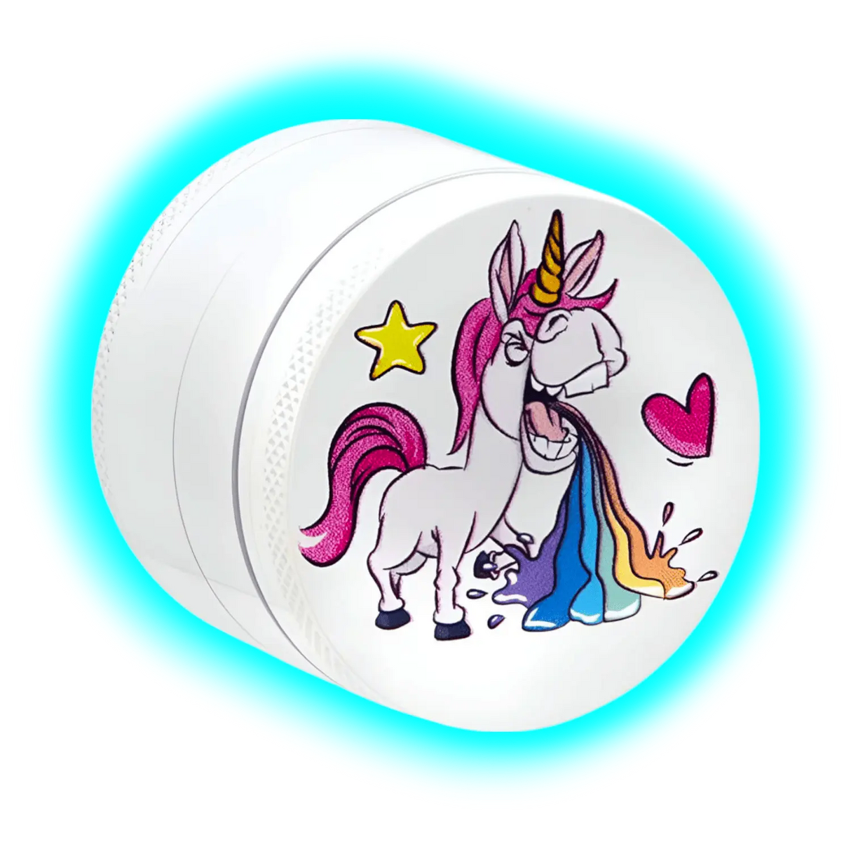 CNC Grinder White Unicorn Puke 4 Parts 50mm