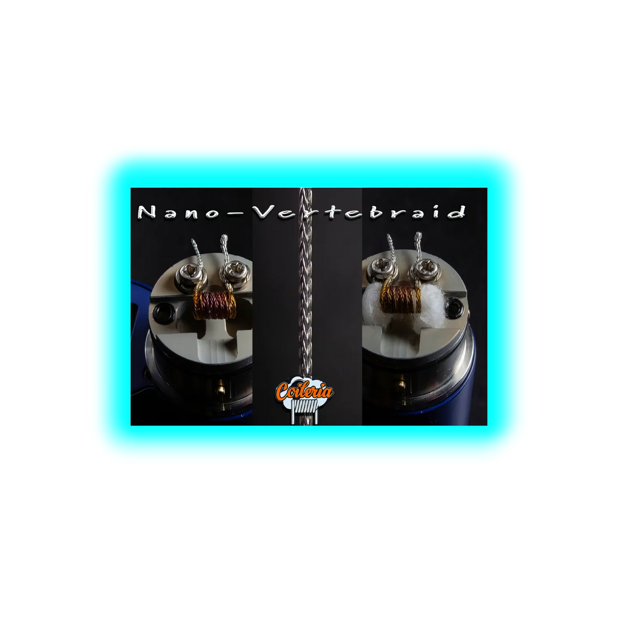 Coileria Nano Verte-Braid, Edelstahl 0.45Ohm