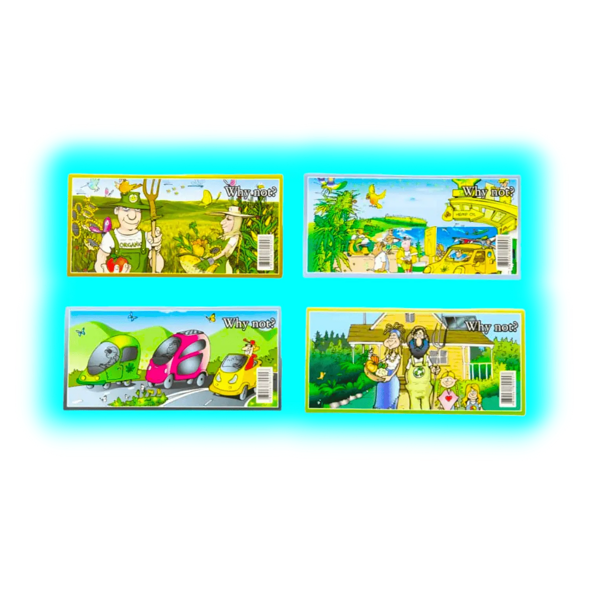 Collectorspack Why Not Rolling Paper by Ivan Art - Enviroment Paper 4pcs