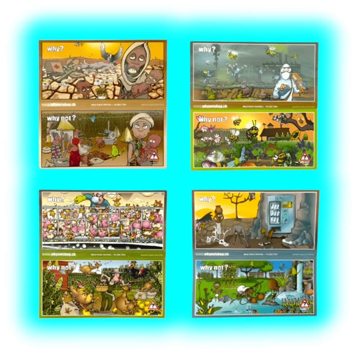 Collectorspack Why Not Rolling Paper by Ivan Art - Sustainability Paper 4pcs