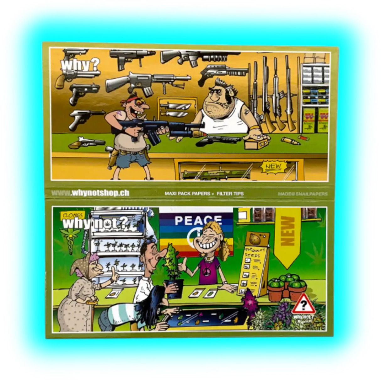 Collectorspack Why Not Rolling Paper by Ivan Art - Weapons Paper 4pcs