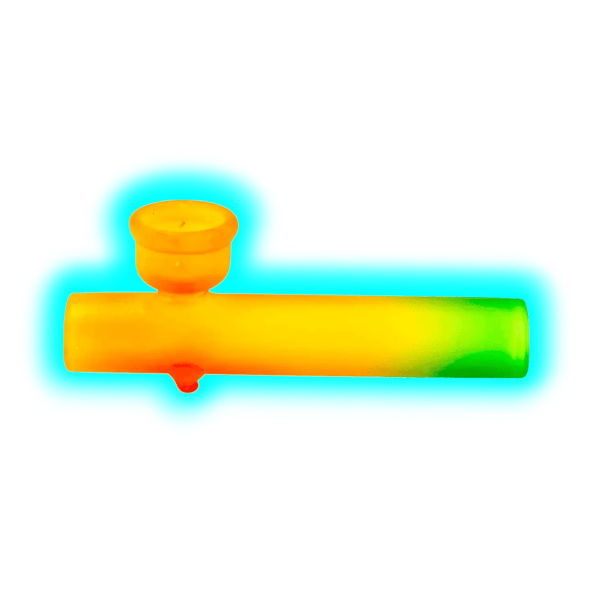 Coloured Glass Pipe Rasta 10cm