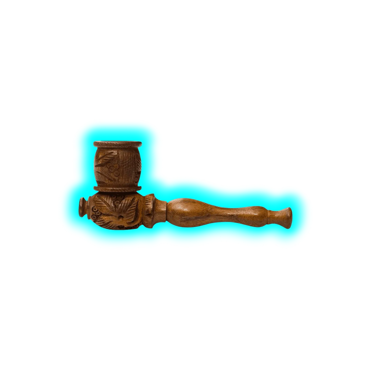 Curved Wooden Shotgun Pipe 11.5cm