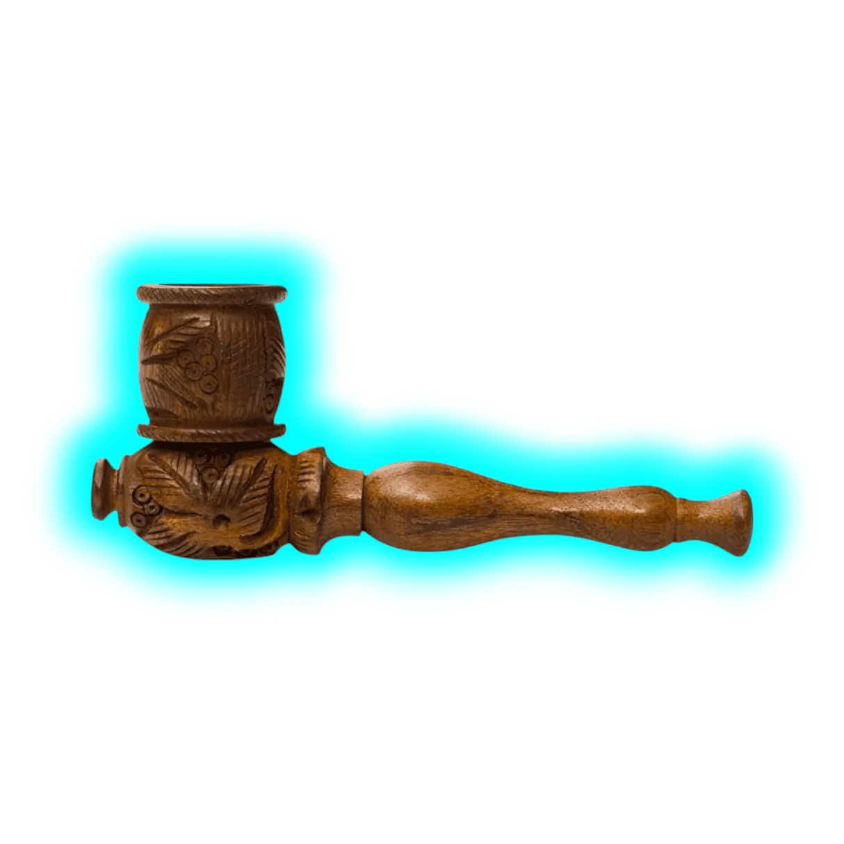 Curved Wooden Shotgun Pipe 11.5cm