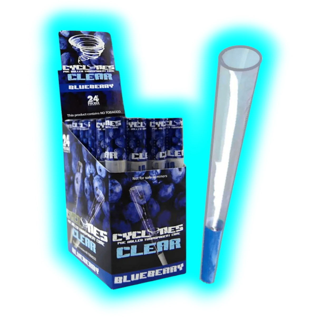 Cyclones - Clear Blaubeere