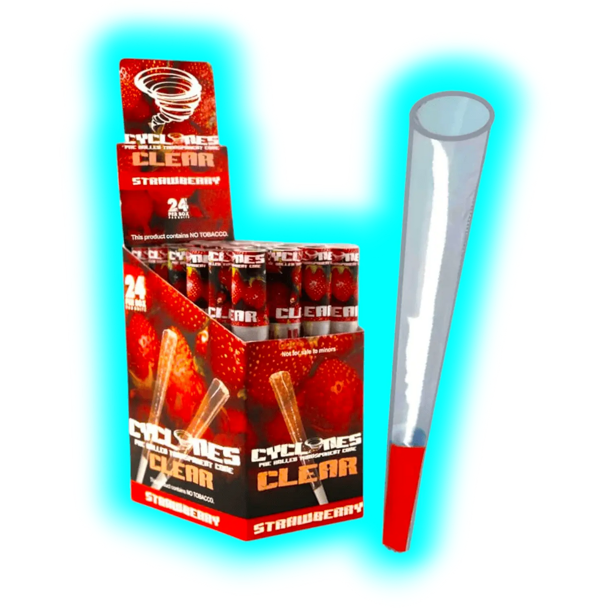 Cyclones - Clear Erdbeere