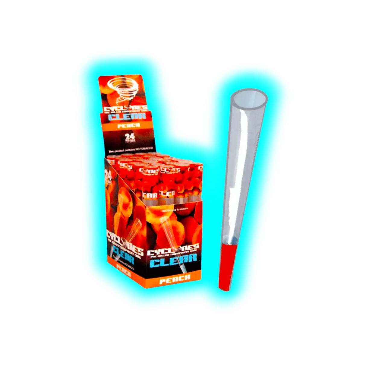 Cyclones - Clear Pfirsich