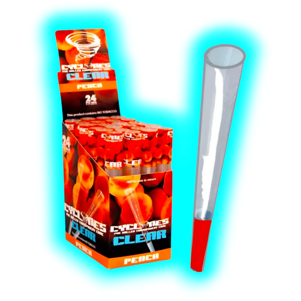 Cyclones - Clear Pfirsich