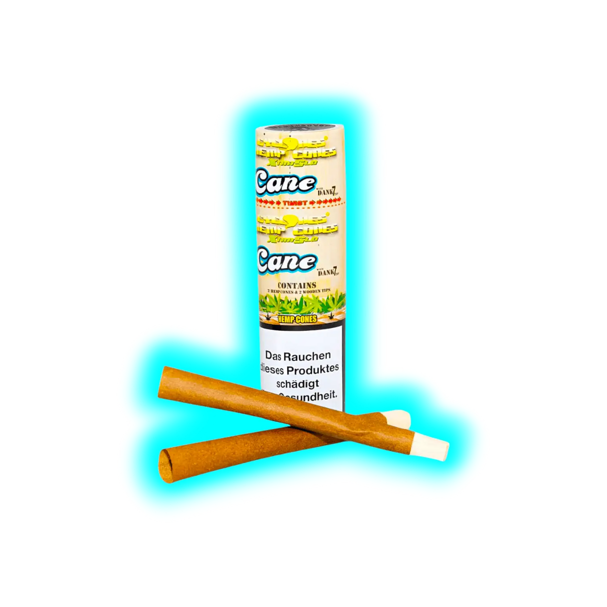 Cyclones Hemp Cane X-tra Slo 2 in 1 Tube Holzfilter