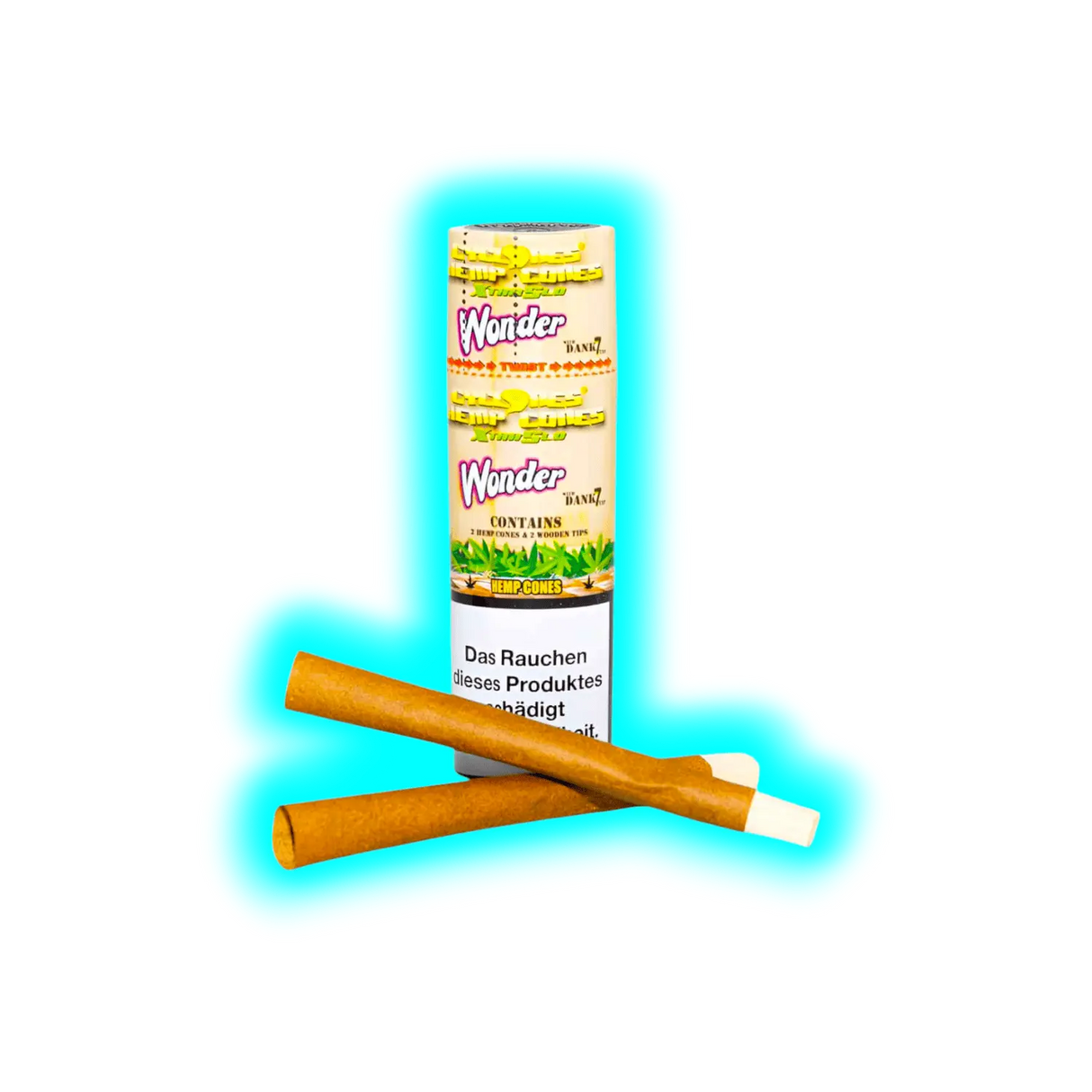 Cyclones Hemp Wonder X-tra Slo 2 in 1 Tube Holzfilter