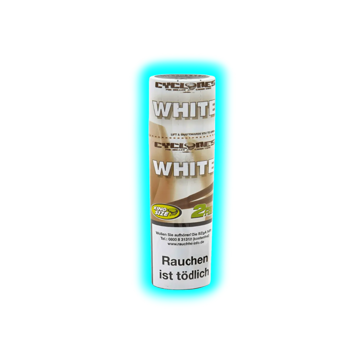 Cyclones White 2 in 1 Tube