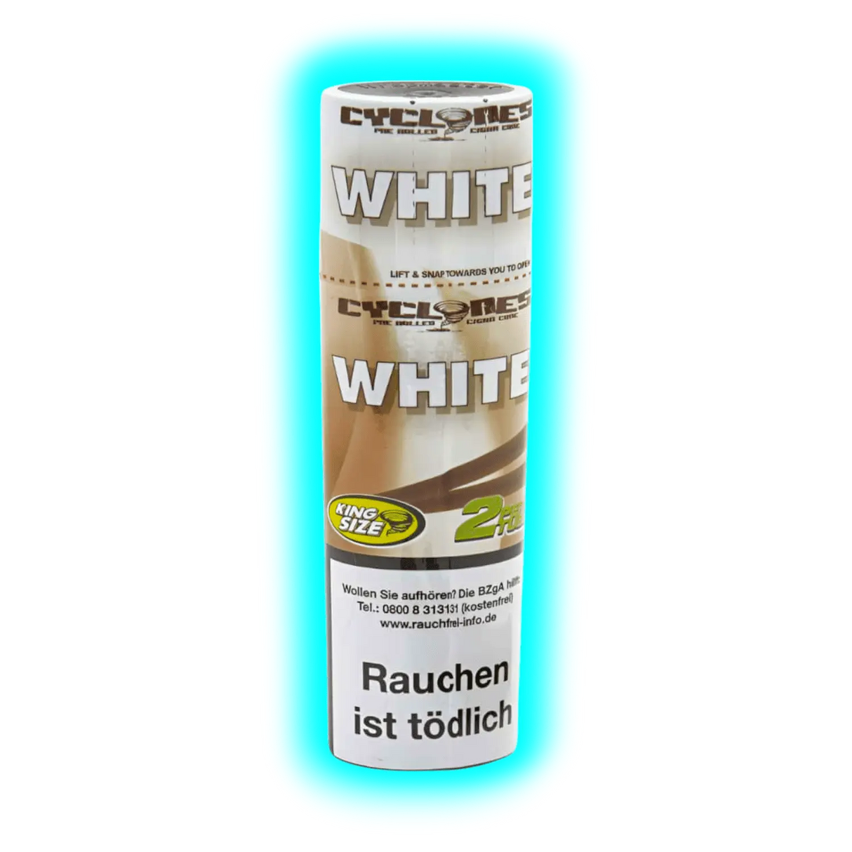 Cyclones White 2 in 1 Tube