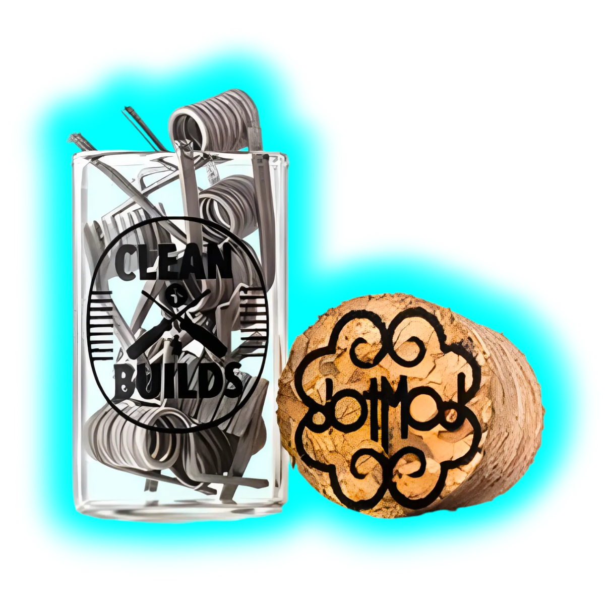 DotMod Clean Build Fused Clapton 0.17Ohm Handgefertige Coils Nr. 8