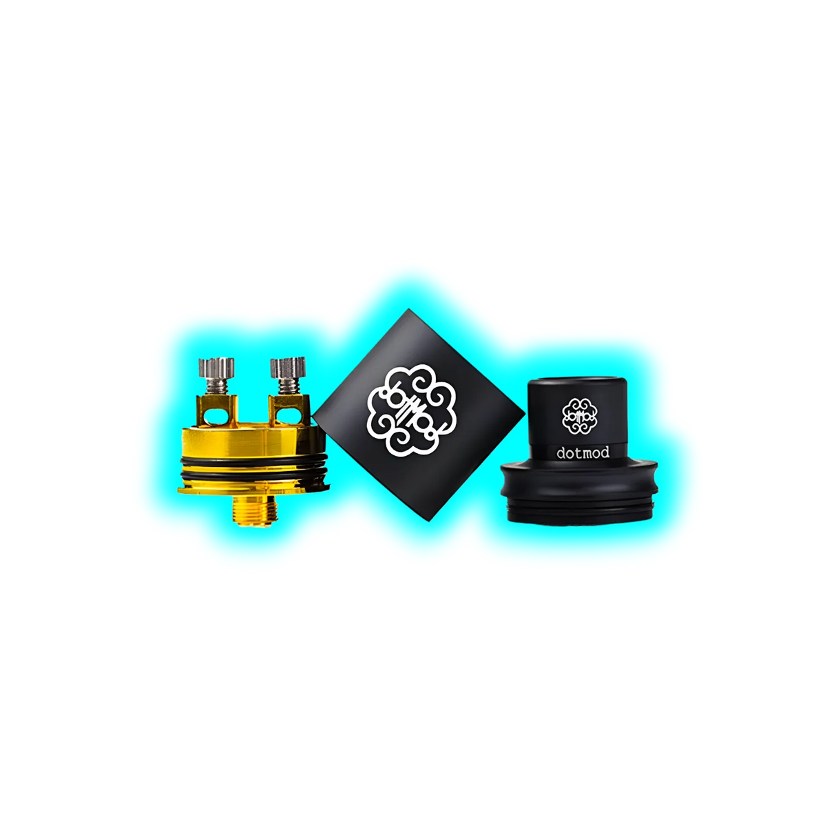 DotMod Petri V2 RDA Tank inkl. Conversion Cap Black