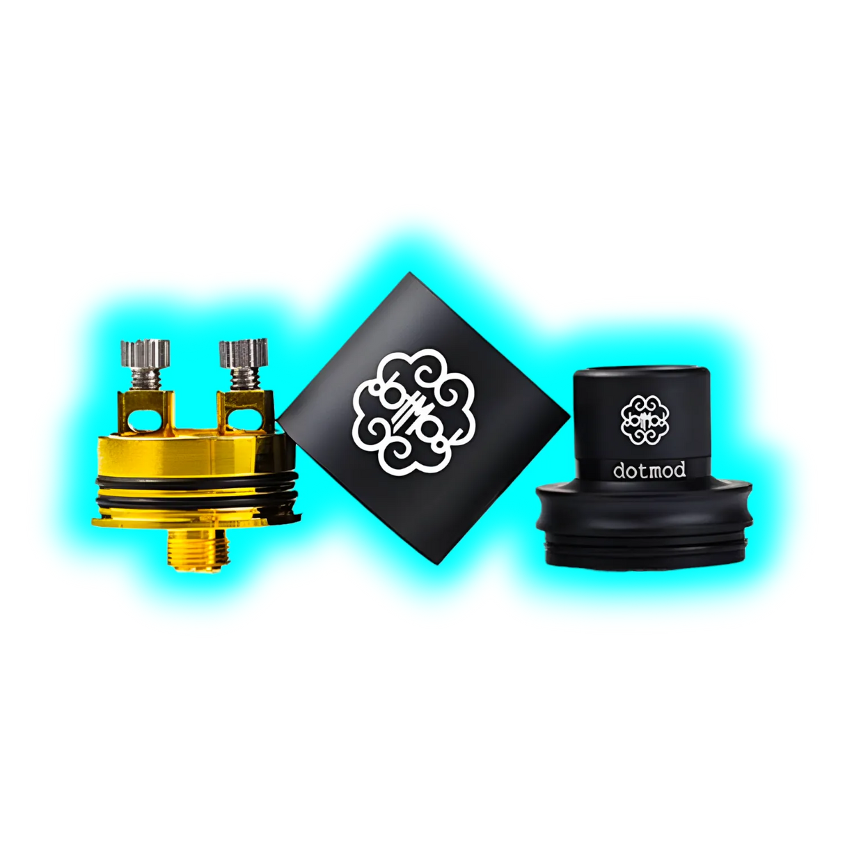 DotMod Petri V2 RDA Tank inkl. Conversion Cap Black