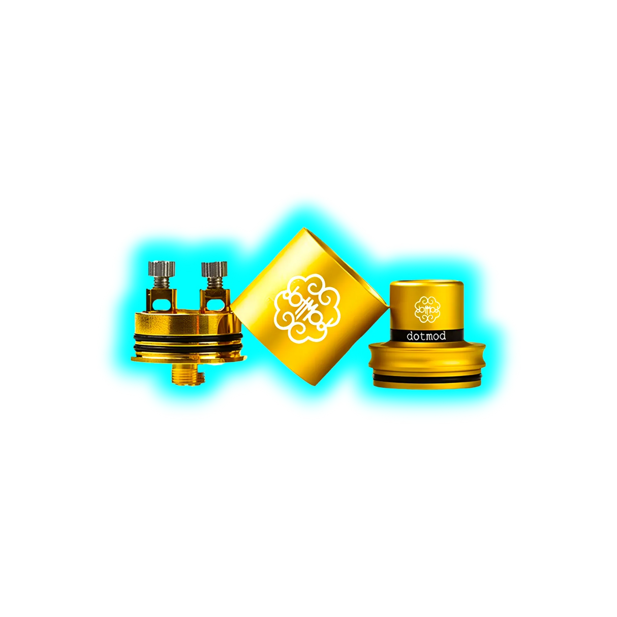 DotMod Petri V2 RDA Tank inkl. Conversion Cap Gold