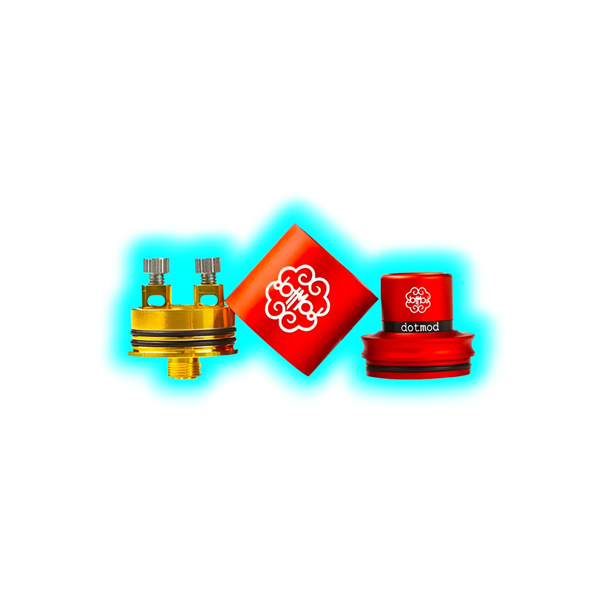 DotMod Petri V2 RDA Tank inkl. Conversion Cap Red