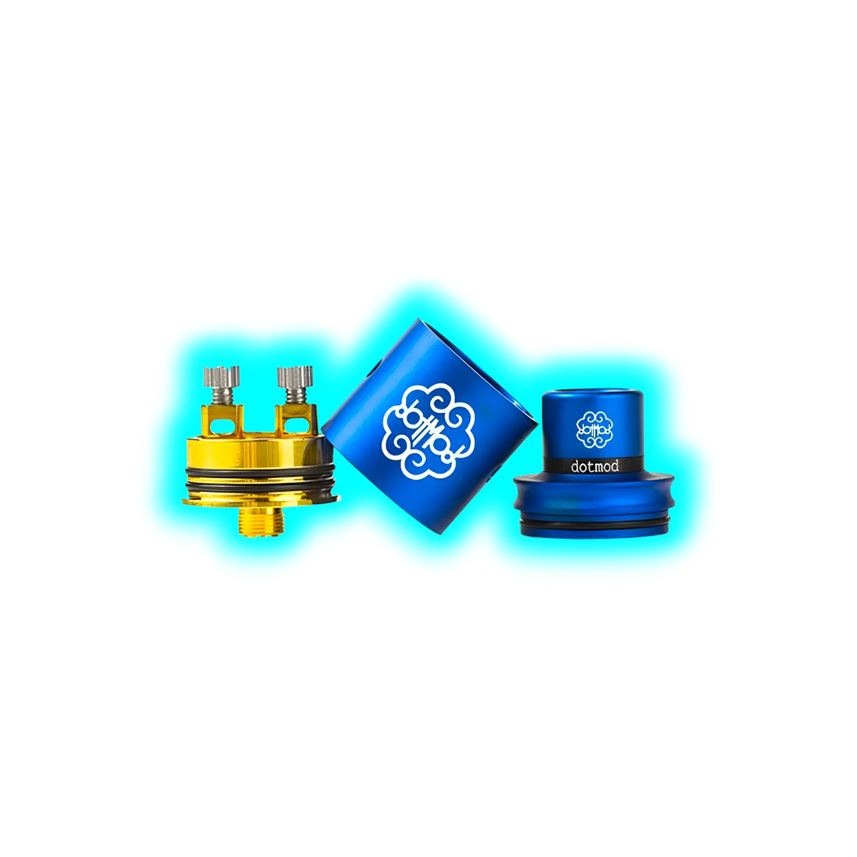 DotMod Petri V2 RDA Tank inkl. Conversion Cap Royal Blue